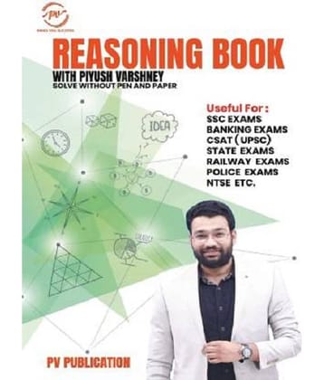 Reasoning Book With Piyush Varshney (English Medium)  (Paperback, Varshney, Piyush)