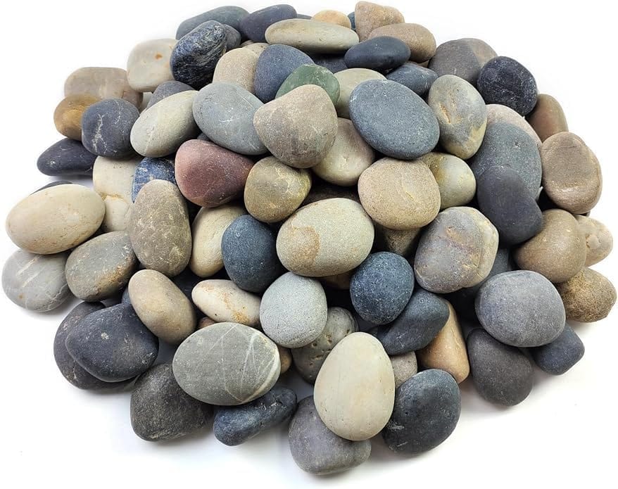 Big Natural River Rocks for Garden and Aquascape (Pack of 8)