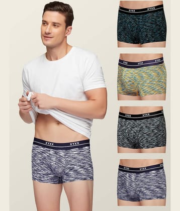 XYXX Pack of 5 Modal Trunks For Men's ( Multicolor )