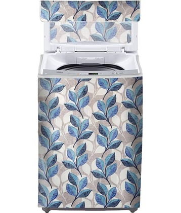 E-Retailer Single Polyester Black Washing Machine Cover for Universal 7 kg Top Load