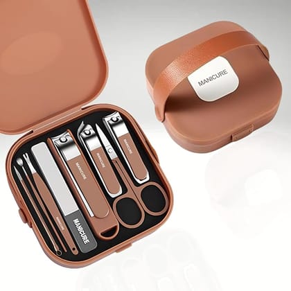 6 in 1 Nail Clipper Set Professional Manicure & Pedicure Kit for Men & Women Portable Nail Clippers Set Stainless Steel Fingernail Clippers Personal Grooming Kits (Pack of 1) 6 in 1 Nail Clipper Set Professional Manicure & Pedicure Kit for Men & Women Portable Nail Clippers Set Stainless Steel Fingernail Clippers Personal Grooming Kits (Pack of 1)