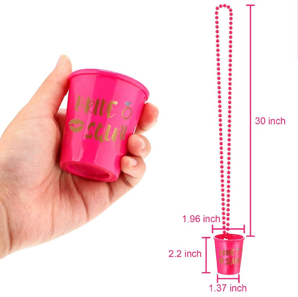 Bride Squad Necklace Shot Glass - 1 PC
