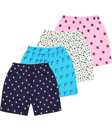 MIST N FOGG Pack of 4 Cotton Shorts For Boys ( Multi )