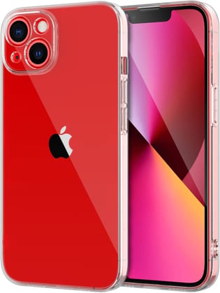 JGD PRODUCTS for iPhone 13 Premium Hybrid Transparent Soft Slim Dust Proof Back Case Cover with Camera Protection JGD PRODUCTS for iPhone 13 Premium Hybrid Transparent Soft Slim Dust Proof Back Case Cover with Camera Protection - Transparent
