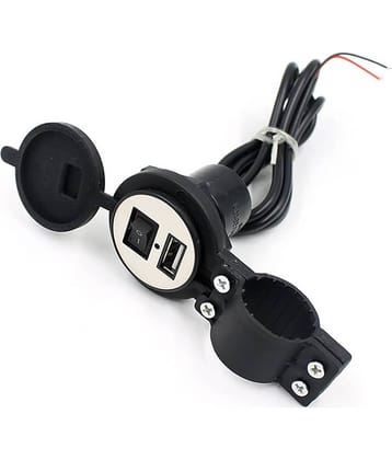 Motorcycle Bike Mobile Phone USB Charger Power Adapter 12v (Waterproof)