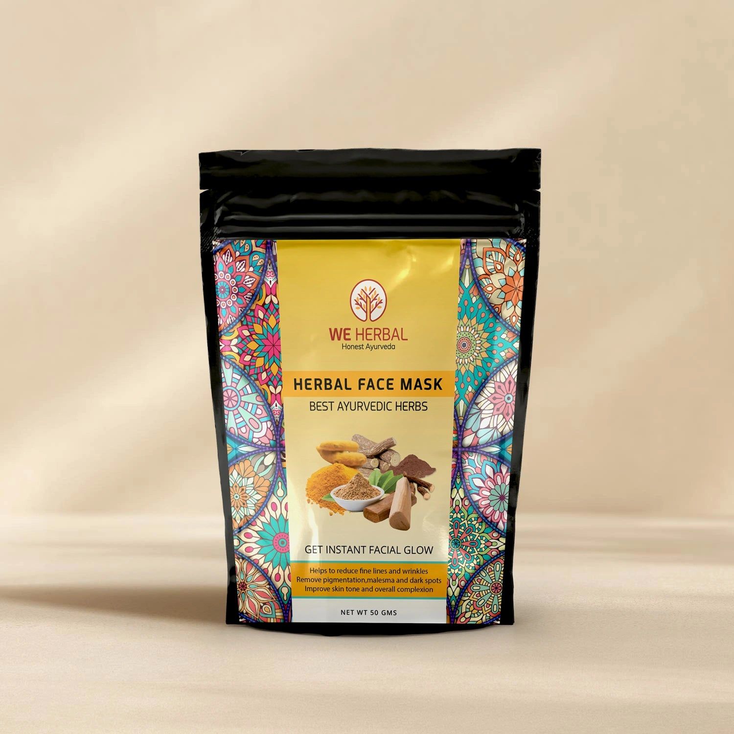Herbal Face Mask-Pack of 1 / in