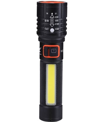 MZ - 3W Rechargeable Flashlight Torch ( Pack of 1 )
