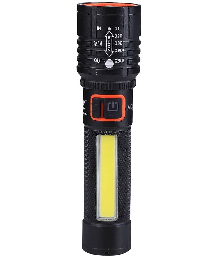 MZ - 3W Rechargeable Flashlight Torch ( Pack of 1 )