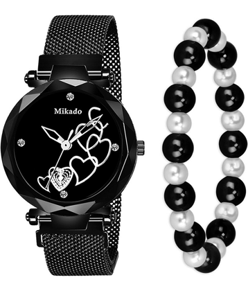 Mikado Leather Round Womens Watch