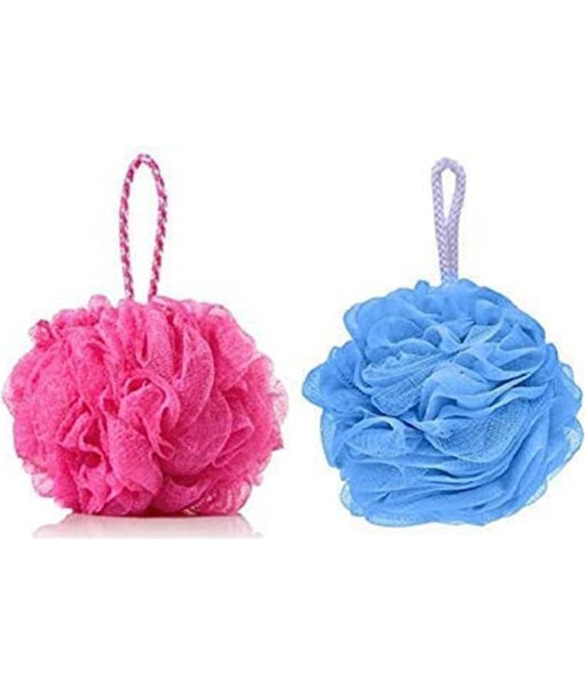 Lenon Round Bath Sponge Loofah Assorted Pack of 2