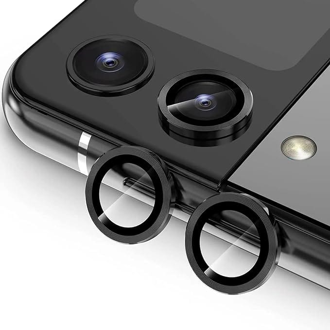 Black Metallic camera ring lens guard for Samsung Galaxy Z Flip 4