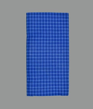 Shyam Handloom Cotton Mens Lungi Blue ( Pack of 1 ) - None