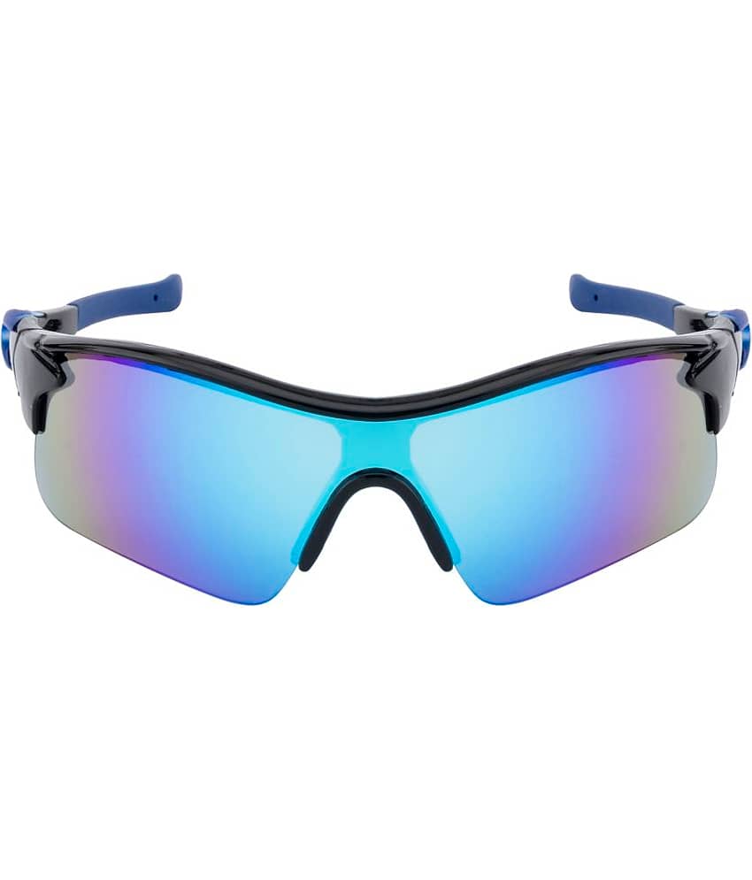 Fair-X Black Oval Sunglasses ( Pack of 1 )
