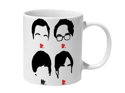 Multicolor The Big Bang Theory Doctors And Mr Ceramic Mug