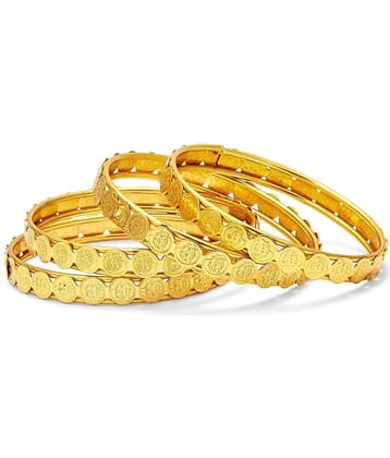 Sukkhi Golden Bangle Set of 4