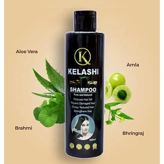 Kelashi Shampoo, Pure and Natural, Reduces Hair Fall, Repair Damaged Hair, 200Ml