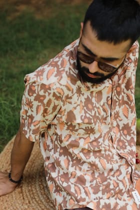 Sandy Brown Shirt-S