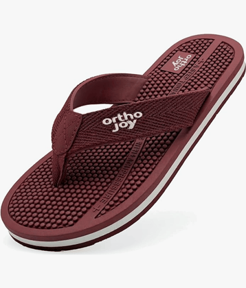 ORTHO JOY Brown Men's Daily Slipper
