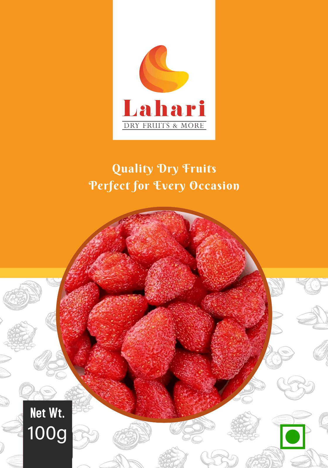 DRY STRAWBERRY 100G