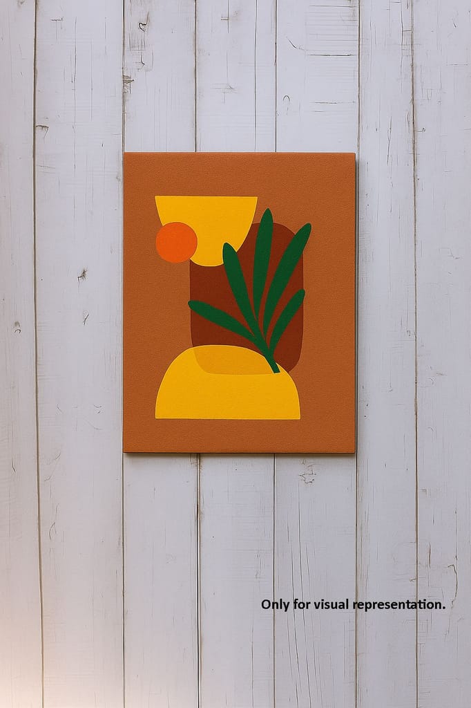 Dbeautify's MDF Minimalist Abstract Vase with Leaves – DIY