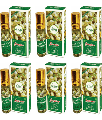 Al Hiza Jasmine Below 50ml Attar ( Pack of 6 )