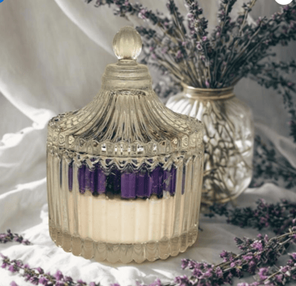Wild Lavender Mist Crystal Jar Candle 100 ML