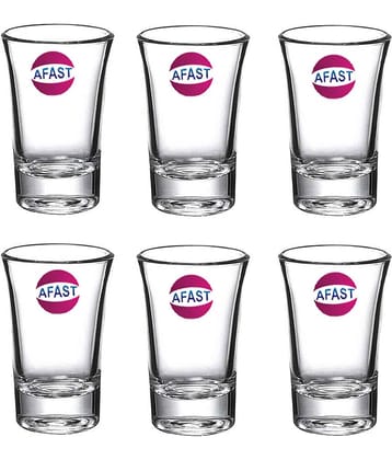 Afast Shot  Glasses Set,  30 ML - (Pack Of 6)