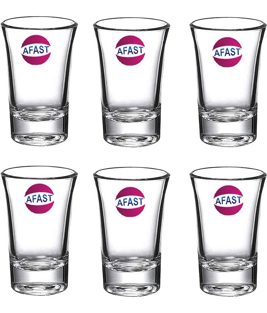 Afast Shot  Glasses Set,  30 ML - (Pack Of 6)