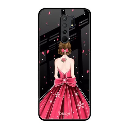 Fashion Princess Glass Case for Poco M2