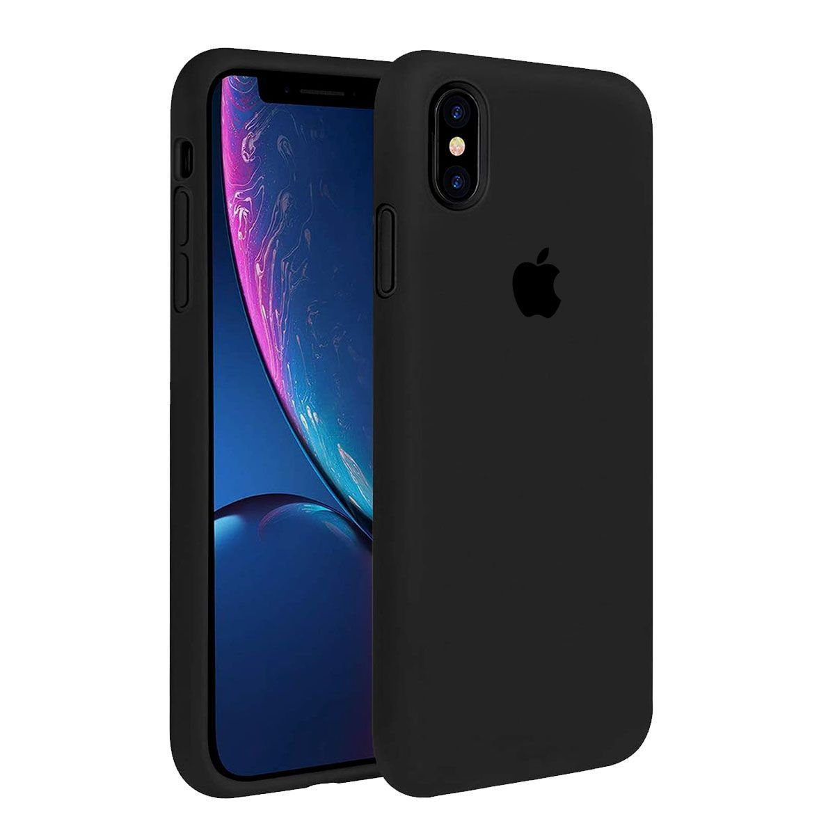 LIRAMARK Liquid Silicone Soft Back Cover Case for Apple iPhone Xs Max