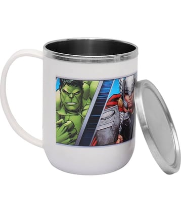 Jaypee Plus CUPSHUP Avengers Superhero Stainless Steel Milk Mug 400 mL ( Pack of 1 )
