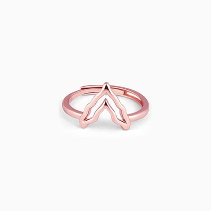 Rose Gold Mountain of Love Ring