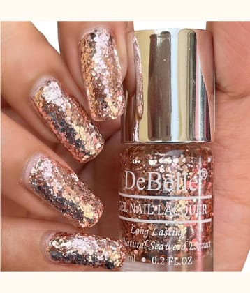 DeBelle Gold Glitter Nail Polish 6 ( Pack of 1 )