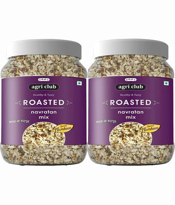 Agri Club Roasted Navratan Mix 400gm pack of 2 (Each 200gm)