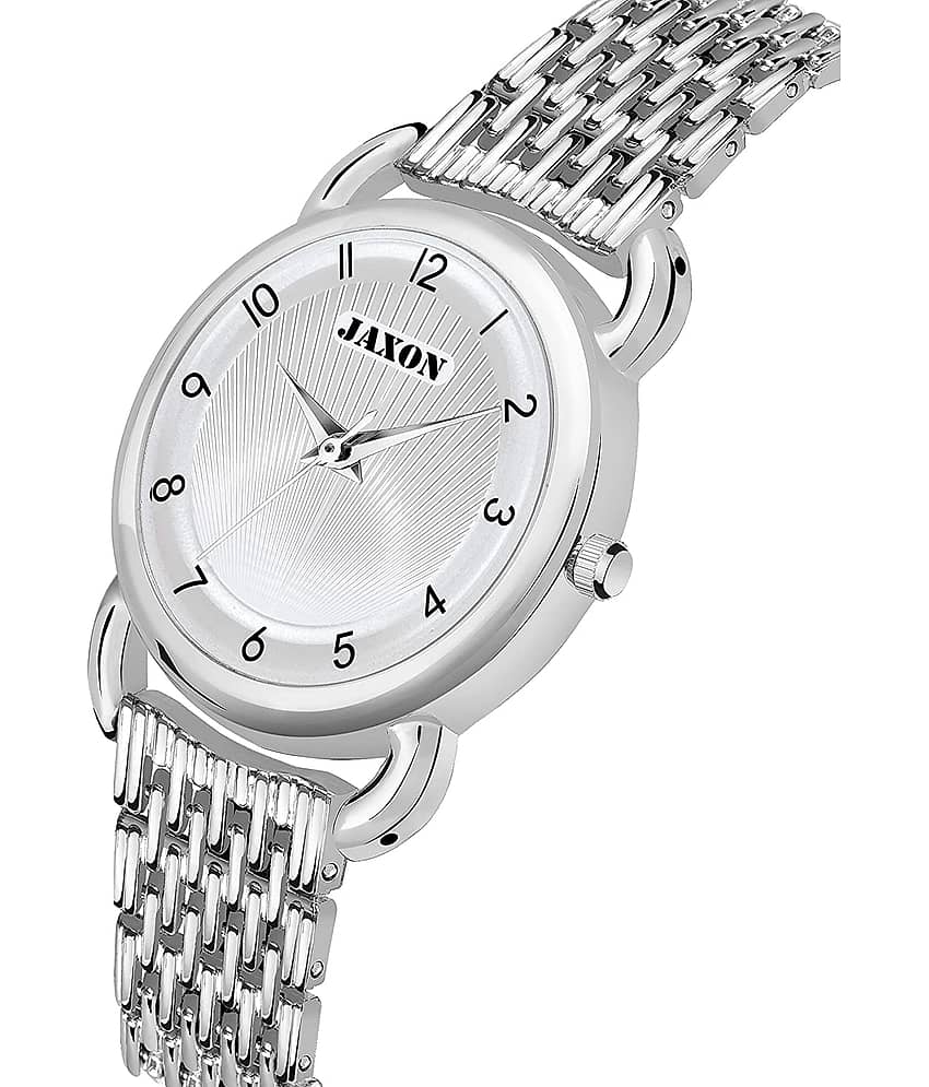 JAXON Stainless Steel Round Womens Watch