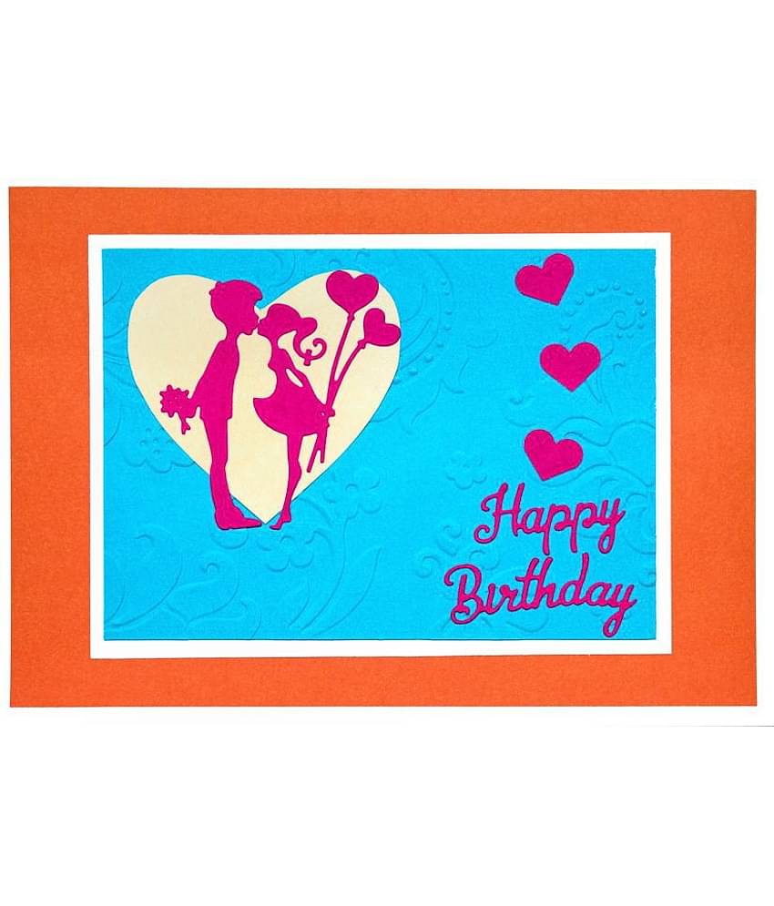 AanyaCentric Handmade Birthday Greeting Card for Lover Boyfriend Girlfriend Husband Wife