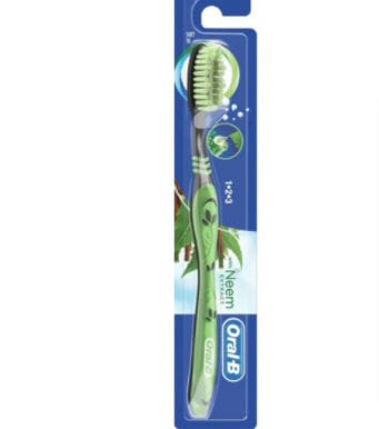 Oral-B 123 Manual Toothbrush With Neem Extract, 1 Pc