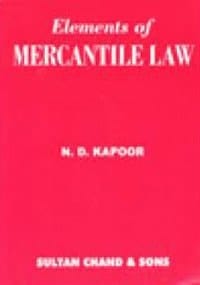 Elements of Mercantile Law