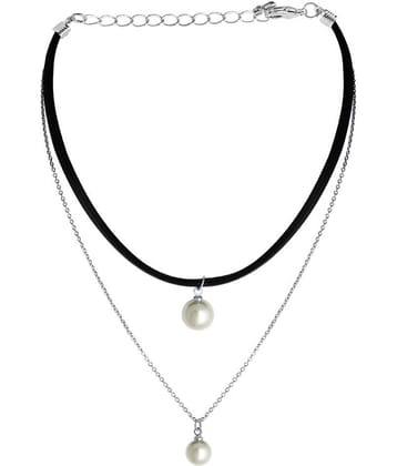 Spargz Alloy Golden Contemporary/Fashion Necklace Contemporary