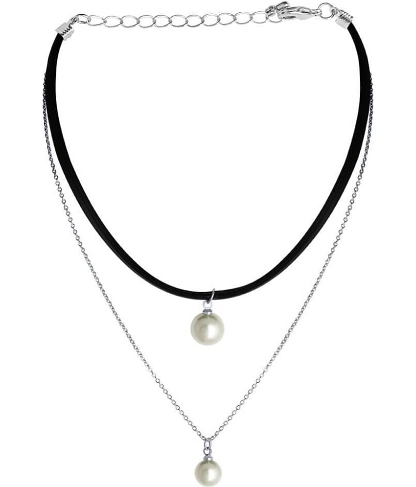 Spargz Alloy Golden Contemporary/Fashion Necklace Contemporary