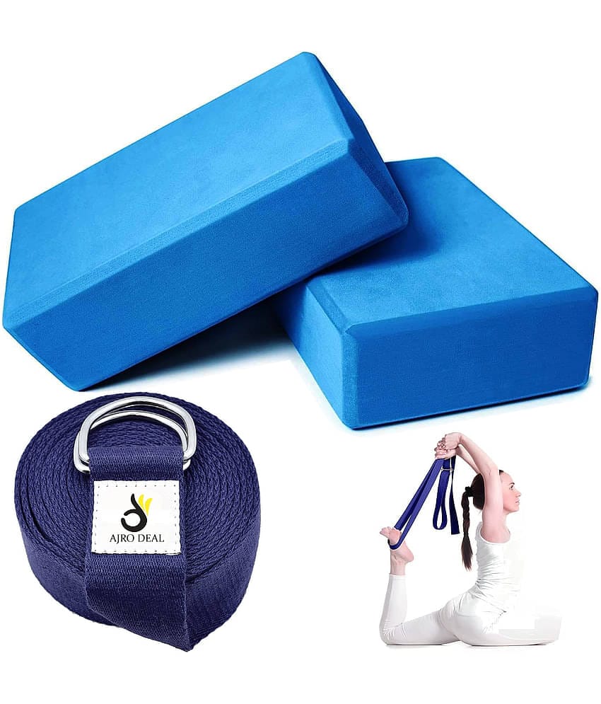 Yoga Strap, Stretching Belt / Yoga Block, Brick for Stretching, Physical Therapy Yoga Blocks
