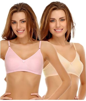 Clovia Poly Cotton T-Shirt/ Seamless Bra