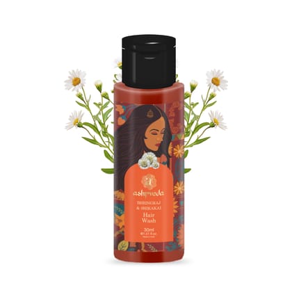 Ashpveda Bhringraj Shikakai Hair Wash for Soft Shiny Hair