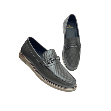 Stylish Olive Green Leather Loafers for Men - Premium Comfort & Elegance-8