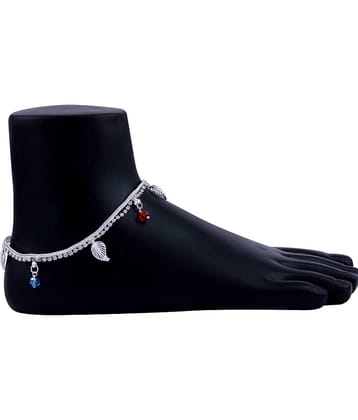 Silver Plated Elegant  Designe  Payal  Anklet for Women And Girl.