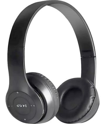 Retailstore Bluetooth Calling Over-the-ear Bluetooth Headset with Upto 5h Talktime Deep Bass - Black