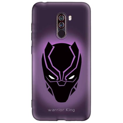 Warrior King POCO F1 Premium Embossed Mobile cover