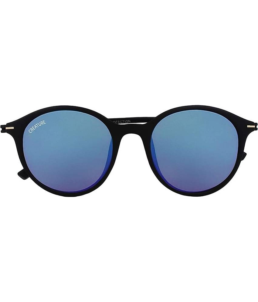 Creature - Blue Round Sunglasses Pack of 1