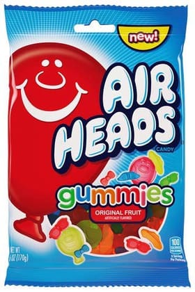 Air Heads Original Fruit Gummies Candy, 170 gm