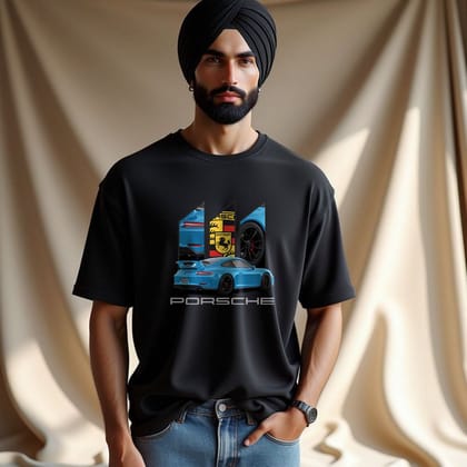 Premium Cotton T-Shirts with Bold Graphic DTF Prints (Color-Black, Size-L)